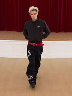 KARMANISTIC Karma Embroidered Track Jacket
