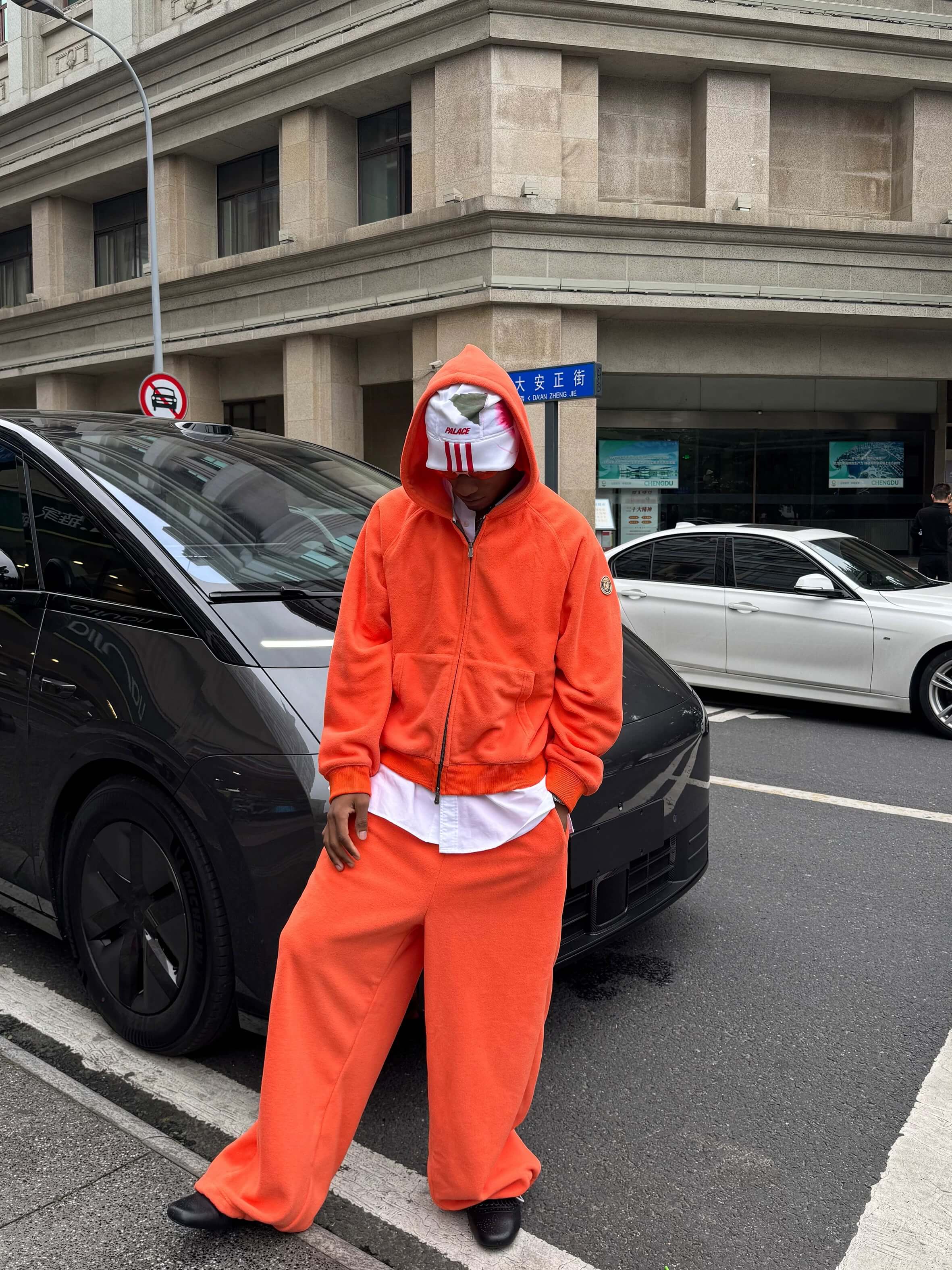 STEEPC Fleece Zip Up Hoodie and Sweatpants Set