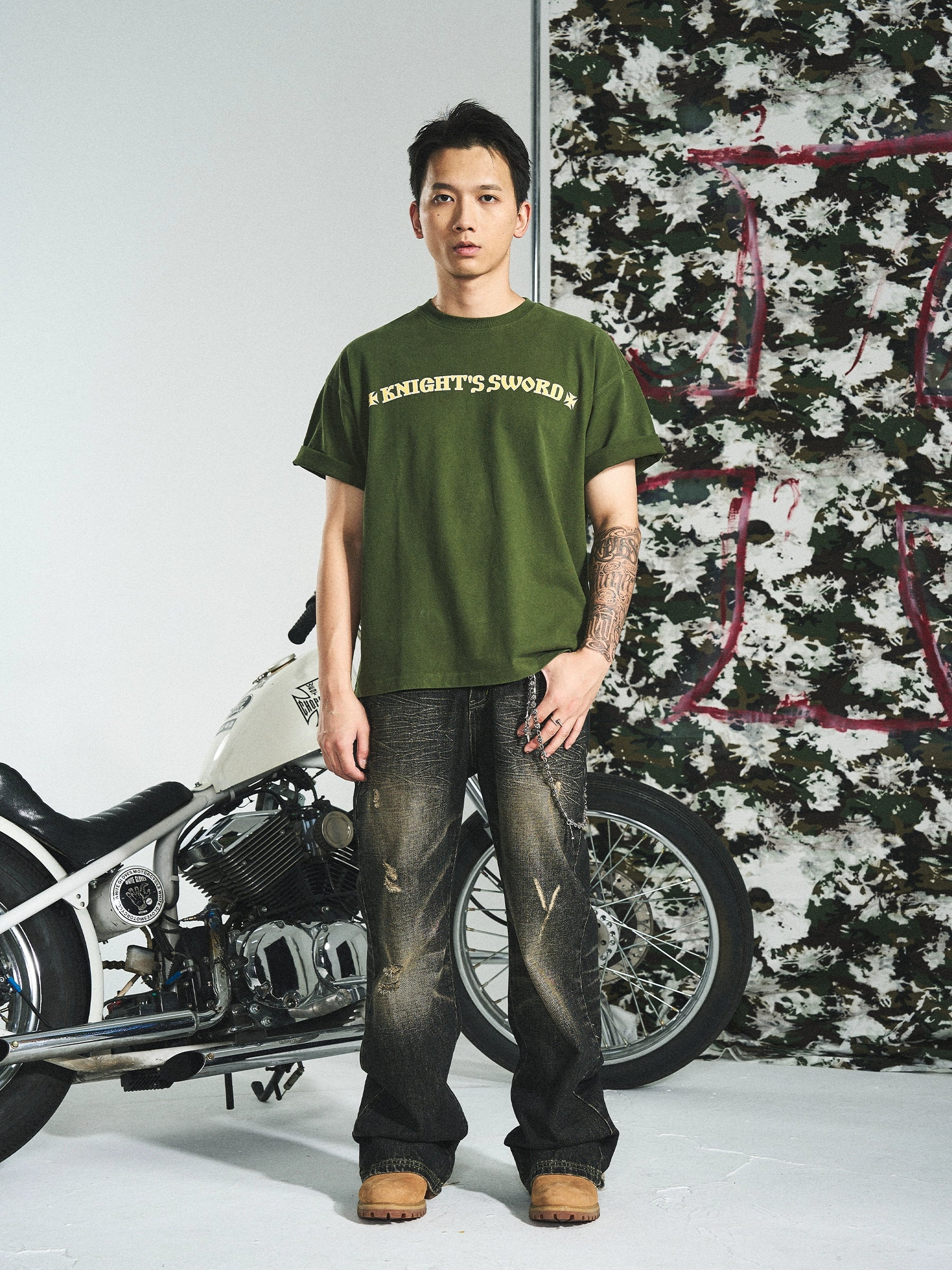 RUSURE Knights Sword Print Tee