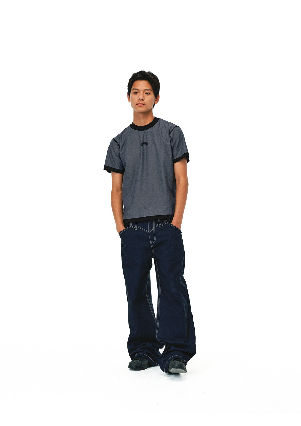 EVILKNIGHT(EK) Devil Eye Structured Canvas Pants