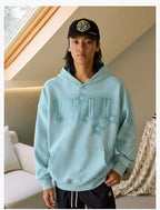 MEDM Rhinestone Star & Logo Hoodie