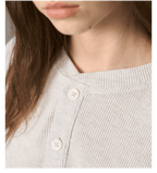 S45 Waffle Henley Neck Long Sleeve Tee