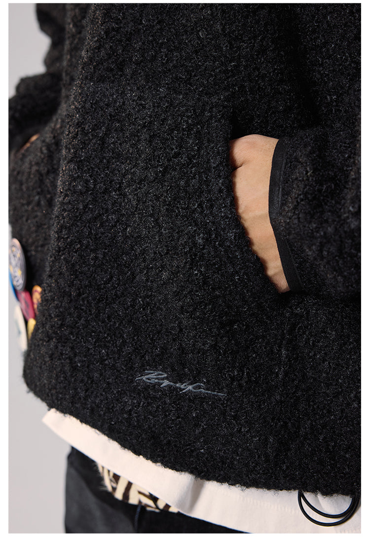 Remedy Sherpa Fleece Half Zip Hoodie
