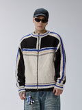 F2CE Color Block Zip Knit Cowichan Cardigan