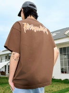 AFGK Metal Music Embroidered Label Printed Tee