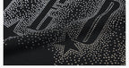 MEDM Rhinestone Star & Logo Hoodie