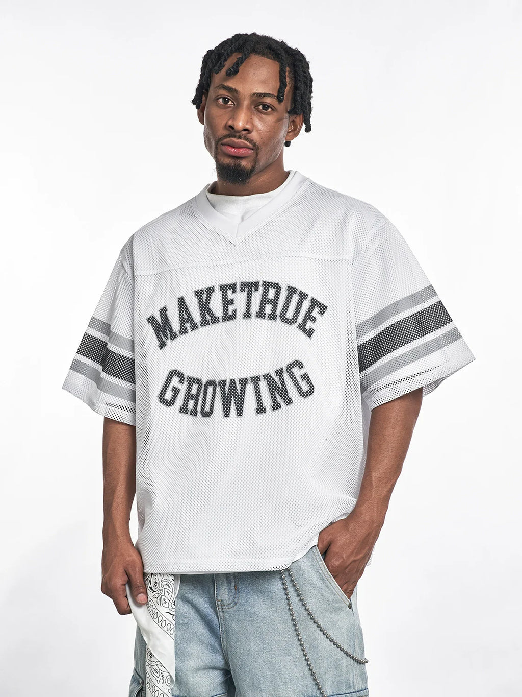F3F Select Letter Printed Mesh Hockey Jersey