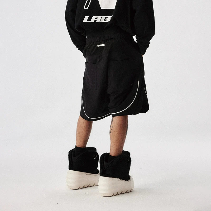 Labt Double Waist Sports Shorts