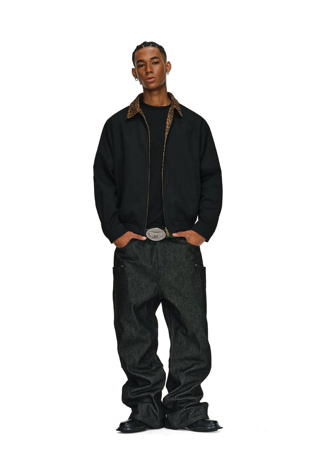 ANTIDOTE Leopard Reversible Detroit Jacket