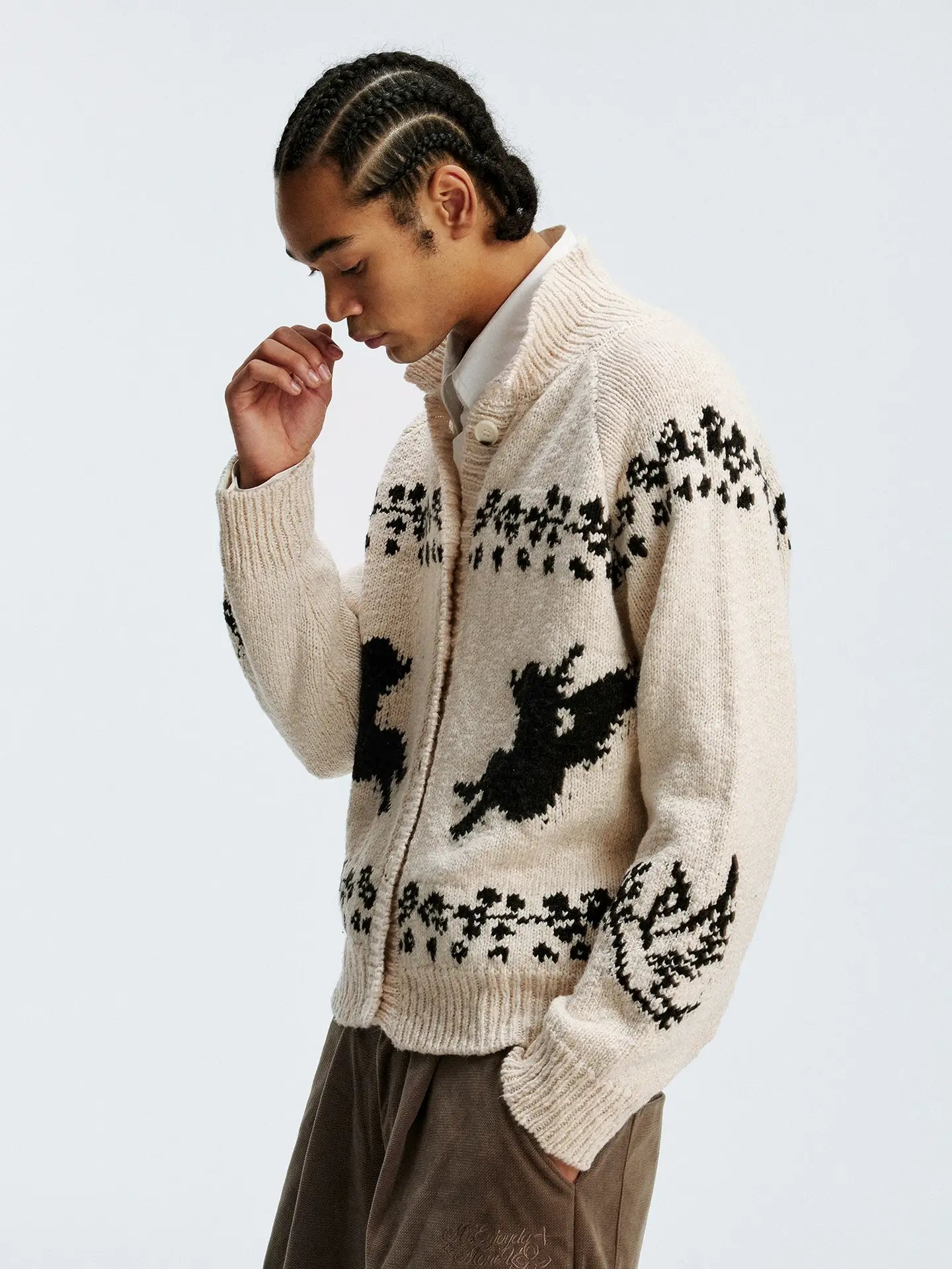 MEDM Angel Cowichan Knit Cardigan