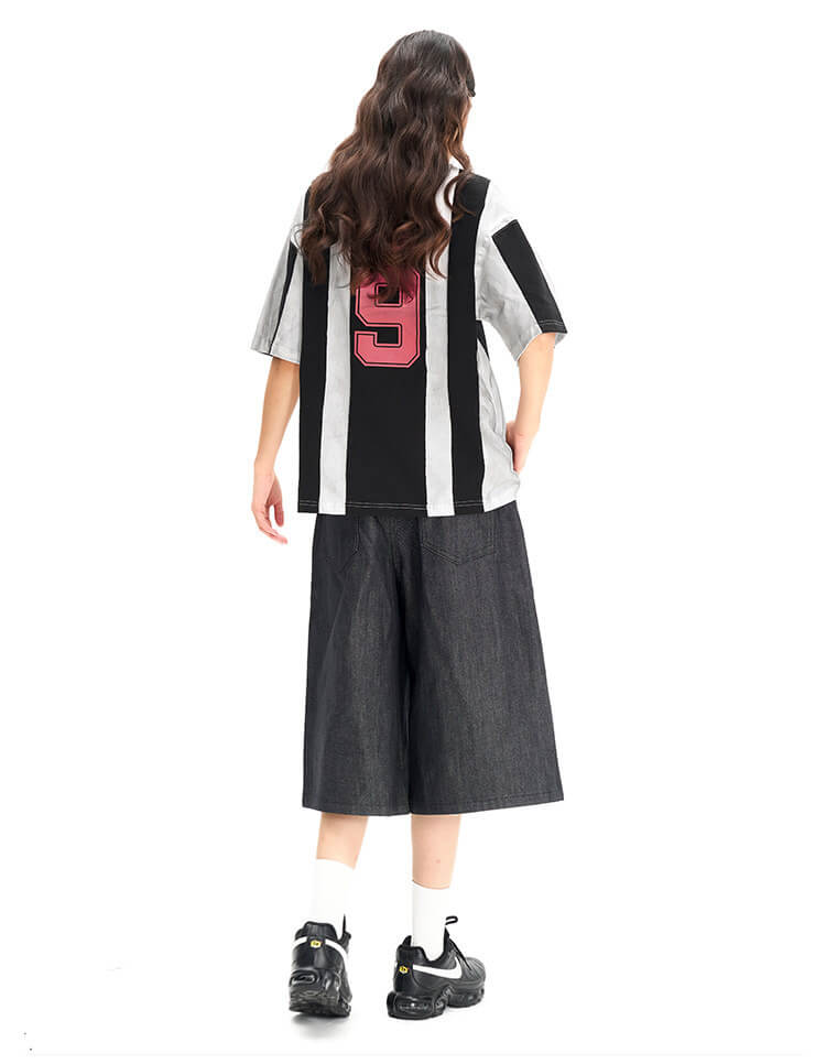F3F Select Hand Painted Stripe Short Sleeve Soccer Tee
