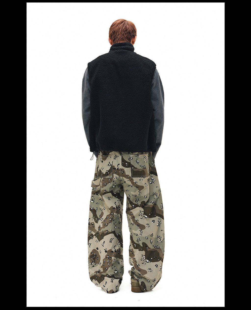 NOVACAM Camouflage Fleece Reversible Vest