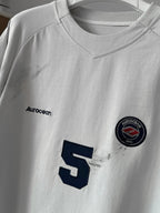 Aurocean Dirty Dye Aged Vintage Patch Embroidered Soccer Jersey Tee