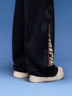 1807 Racing Graffiti Print Washed Baggy Sweatpants