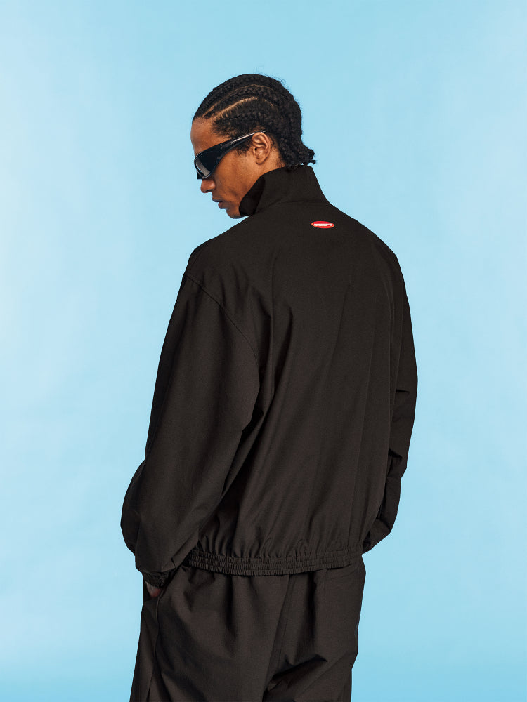 1807 Vintage Print Racing Track Jacket