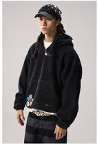 Remedy Sherpa Fleece Half Zip Hoodie