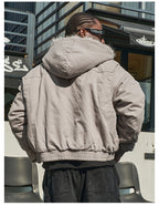 F3F Select Fur Quilted Lining Hoodie Jacket