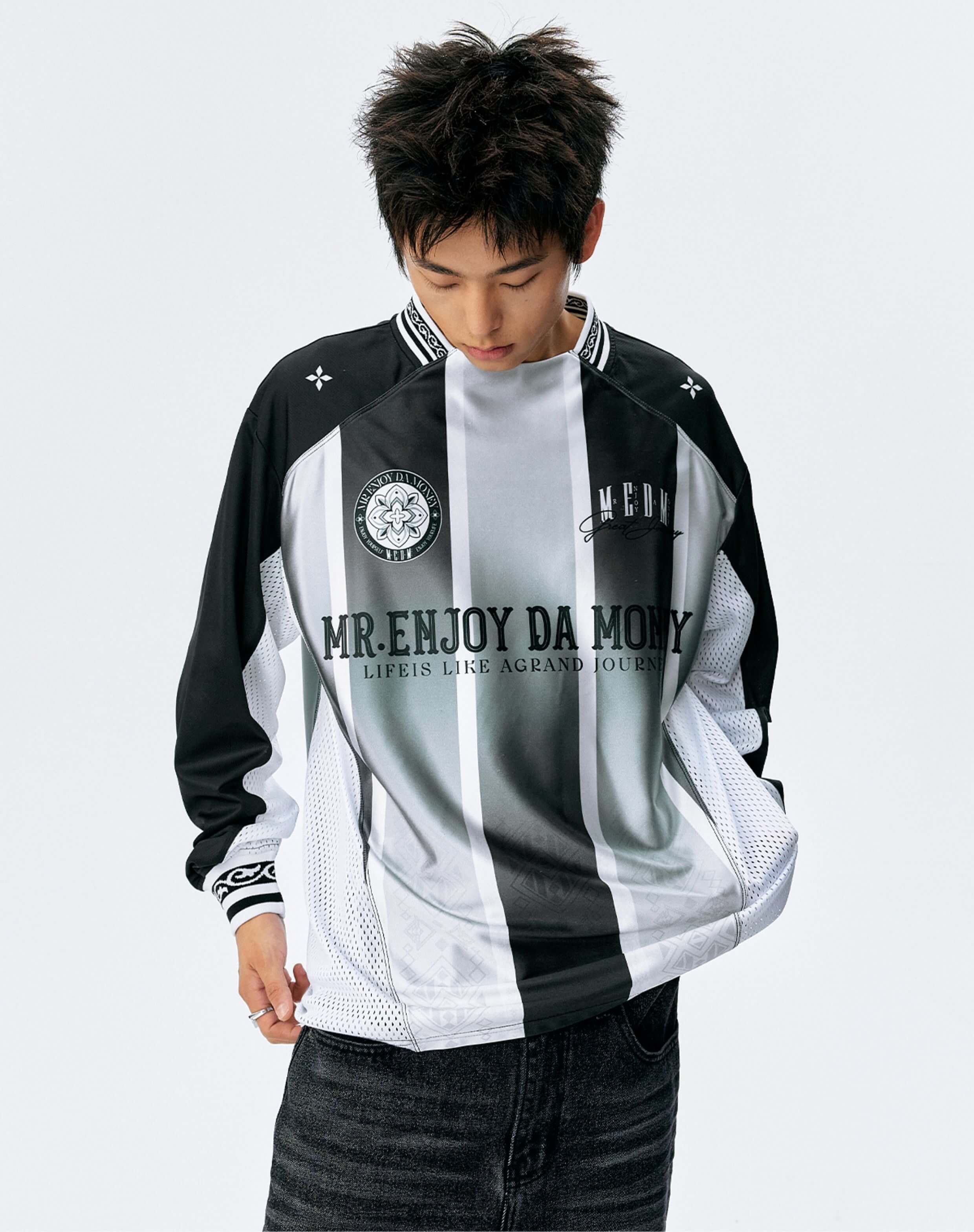 MEDM Ethnic Pattern Long Sleeve Jersey