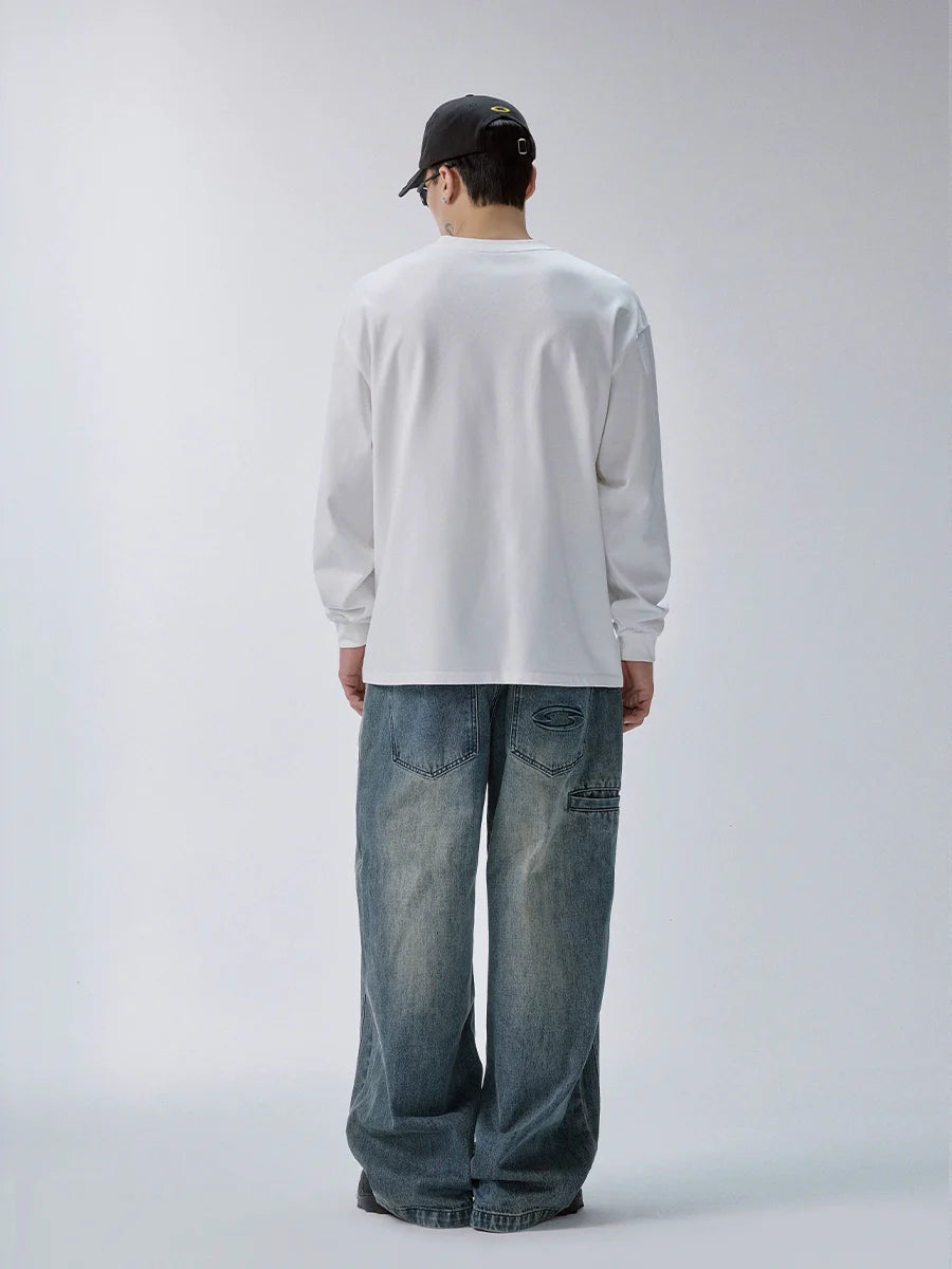 F2CE Metal Logo Basic Long Sleeve Tee