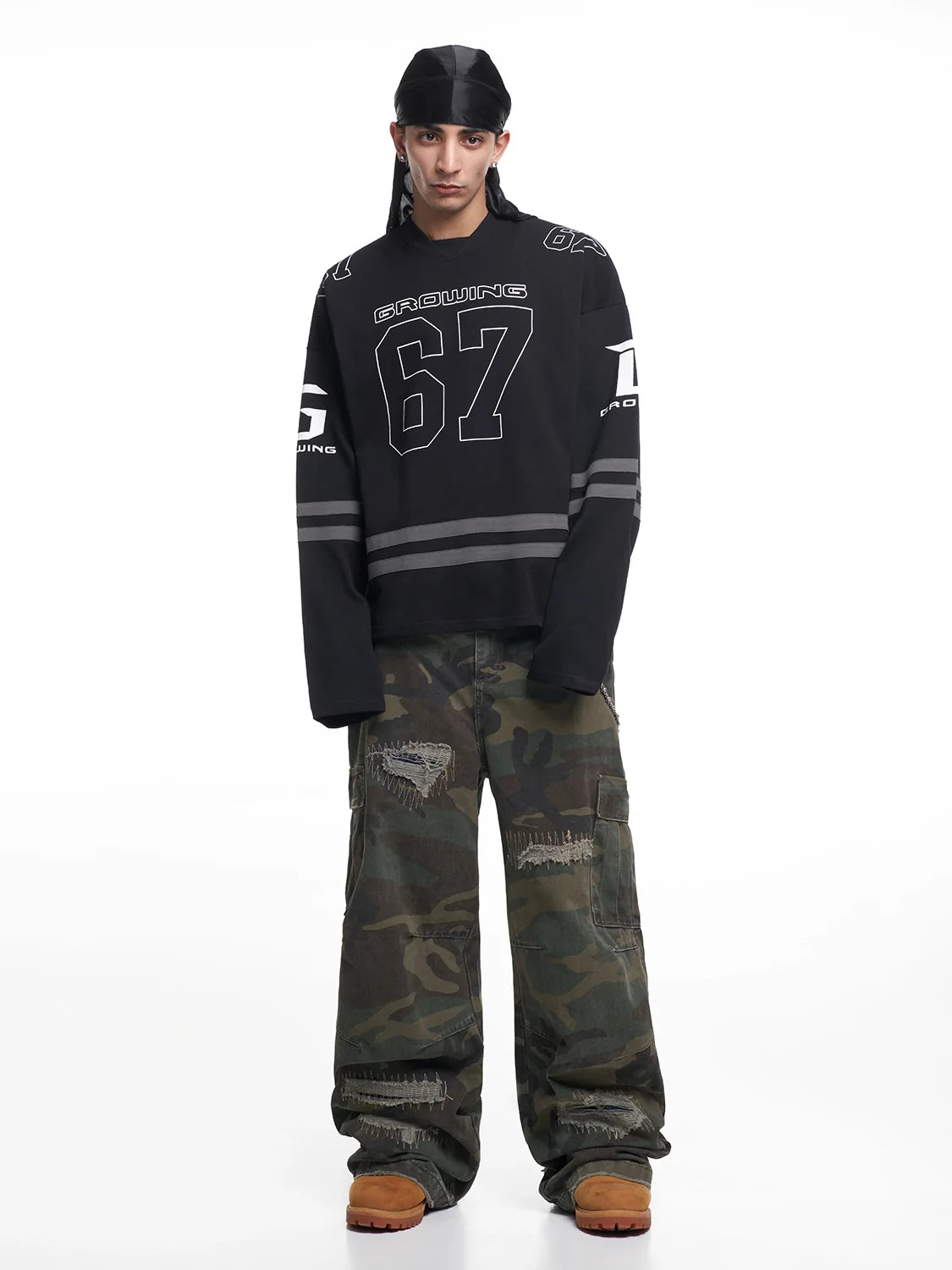 F3F Select 67 Number Long Sleeve Hockey Jersey