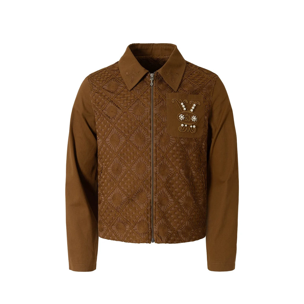 YADcrew Lace Knit Jacket