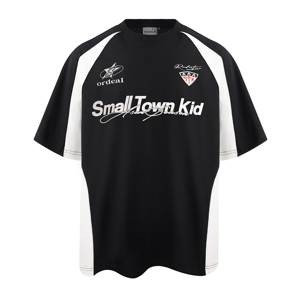 STK SmallTownKid Patchwork Racing Screen Printed Soccer Jersey