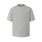 YADcrew Heart Puzzle Logo Print Rhinestone Tee