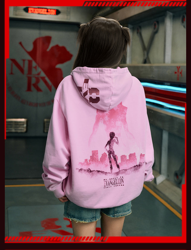 MEDM x EVA Evangelion Washed Zip-Up Hoodie