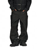 ANTIDOTE Studded Slash Pocket 3D Cut Jeans