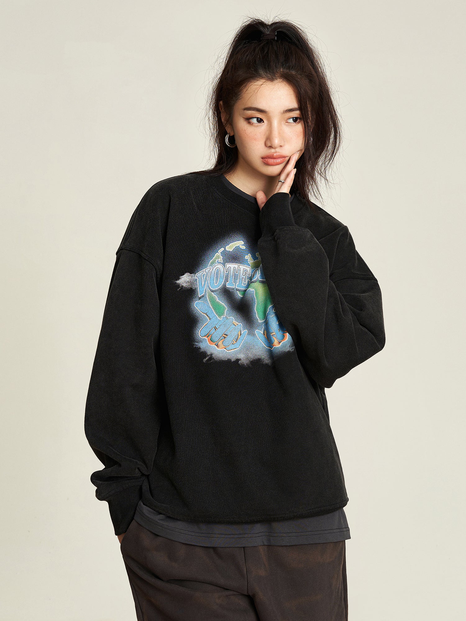 VOTE Earth Vintage Sweatshirt
