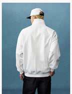 MEDM Half-Zip Logo Embroidered Sweatshirt