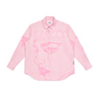 EMPTY REFERENCE Pink Portrait Long Sleeve Shirt