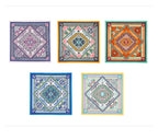 Small Town Kid Geometric Pattern Square Scarf