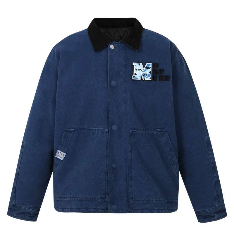 MEDM Camouflage Velcro Patch Detroit Jacket