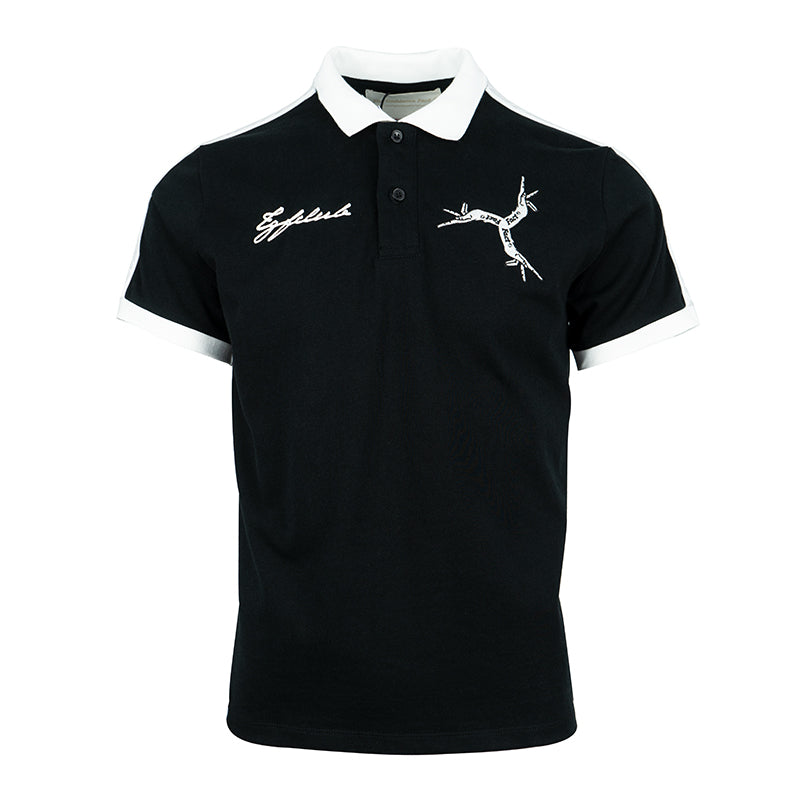 TGFCLUB Colorblock Embroidered Logo Slim Fit Polo