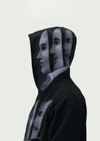 EVILKNIGHT(EK) Mirror Duality Graffiti Print Hoodie