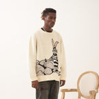 EMPTY REFERENCE Rabbit Knit Sweater