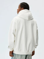 MEDM Flower Logo Embroidered Zip-Up Hoodie