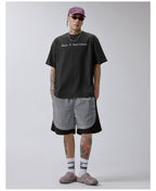 F2CE Metallic Nylon Patchwork Shorts