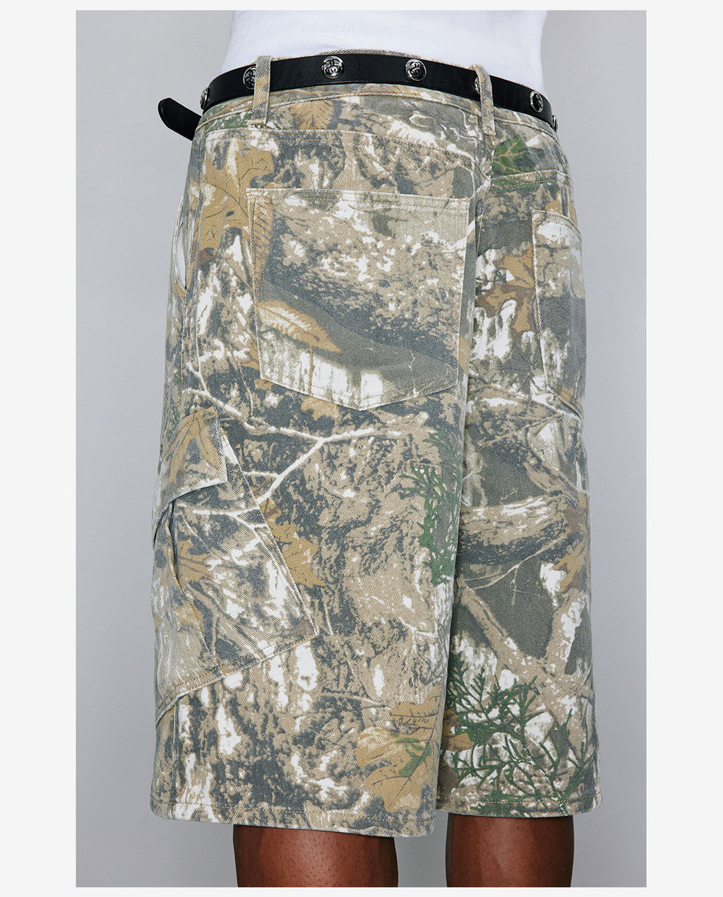 NOVACAM Tree Camouflage Work Baggy Shorts