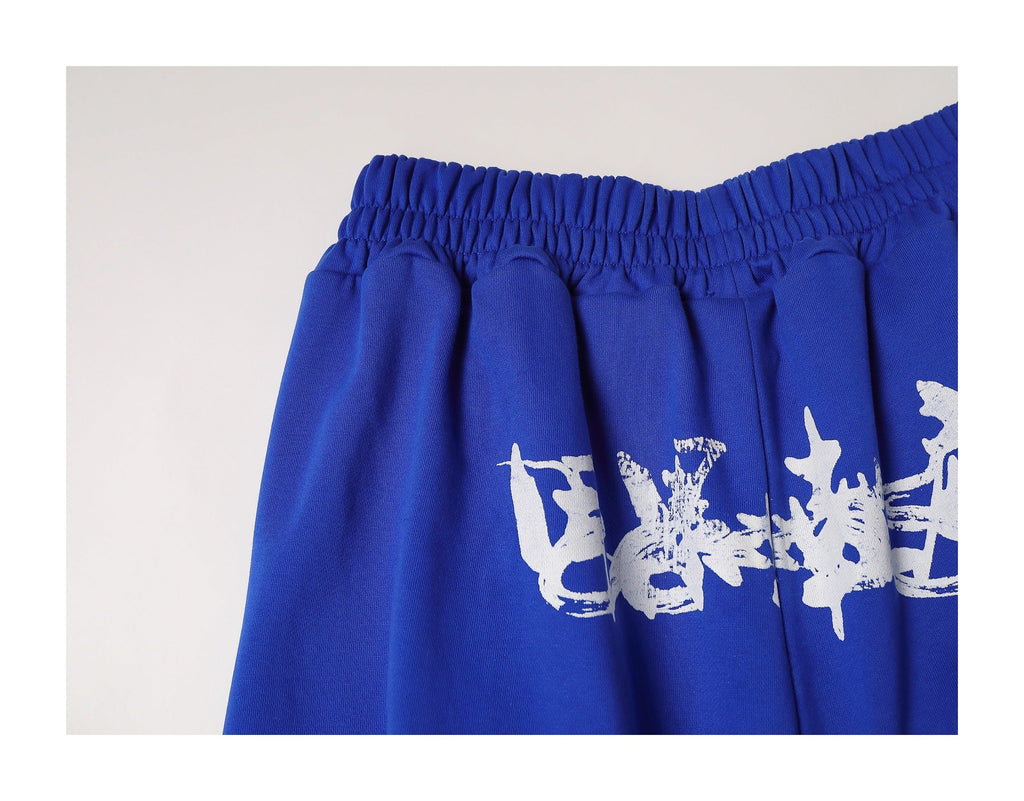 KARMANISTIC Embroidered Printed Baggy Sweatpants