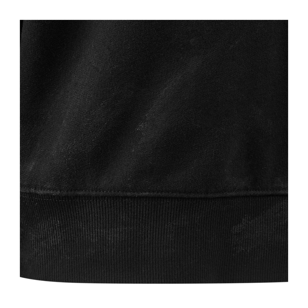 KARMANISTIC Rhinestone Logo Dirty Dye Zip Up Hoodie