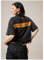 Remedy Cocktail Glass Girl Embroidery Polo Shirt