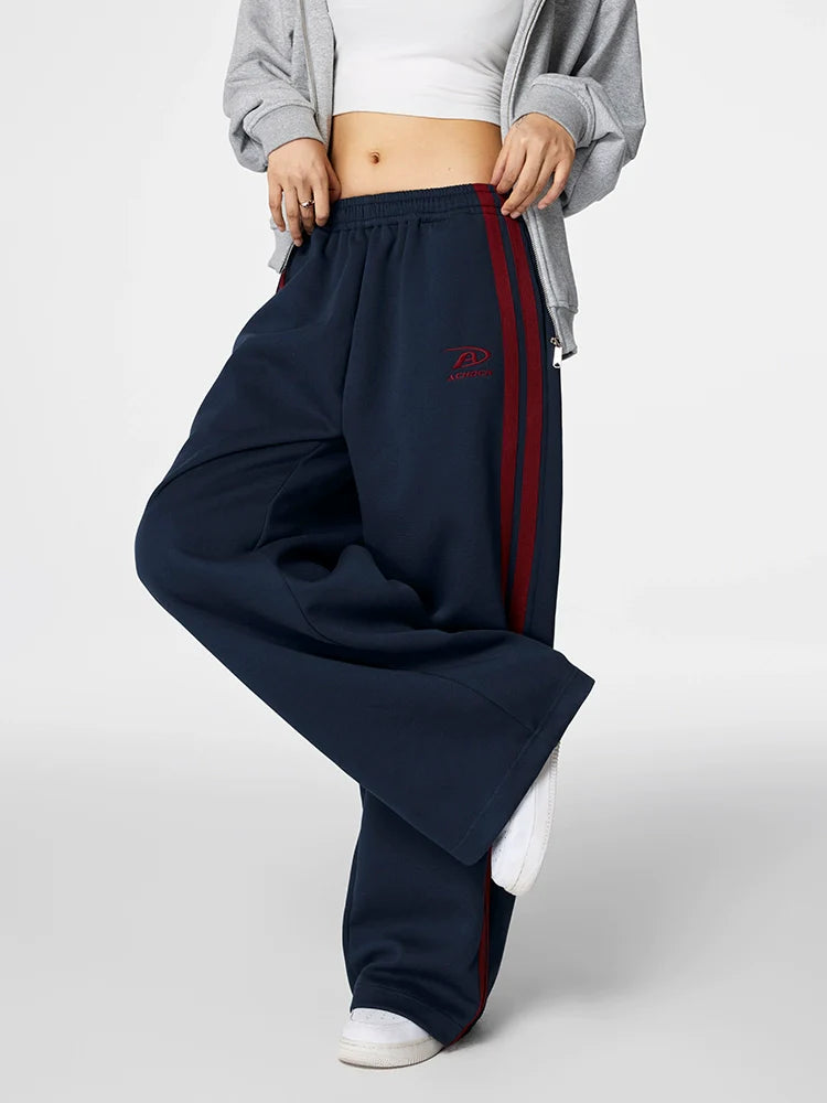 Achock Side Striped Baggy Sweatpants