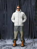 1807 Washed Fade Nylon Lightweight Down Jacket