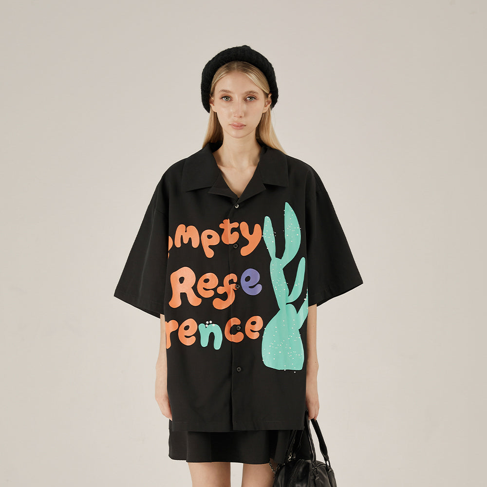 EMPTY REFERENCE Cactus Short Sleeve Shirt