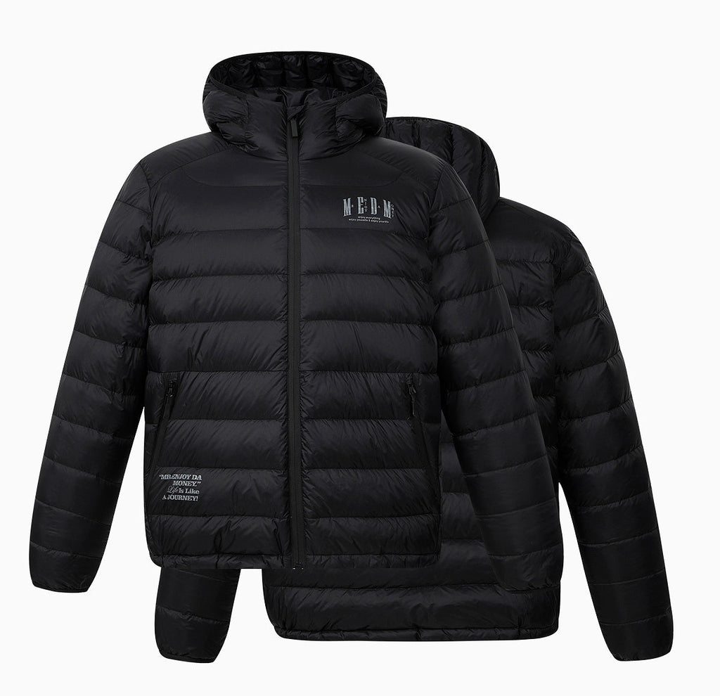 MEDM Waterproof Lightweight Hooded Down Jacket