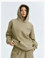 MEDM Embroidered Lettered Logo Hoodie & Sweatpants