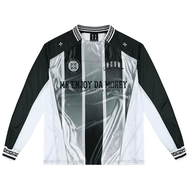 MEDM Ethnic Pattern Long Sleeve Jersey