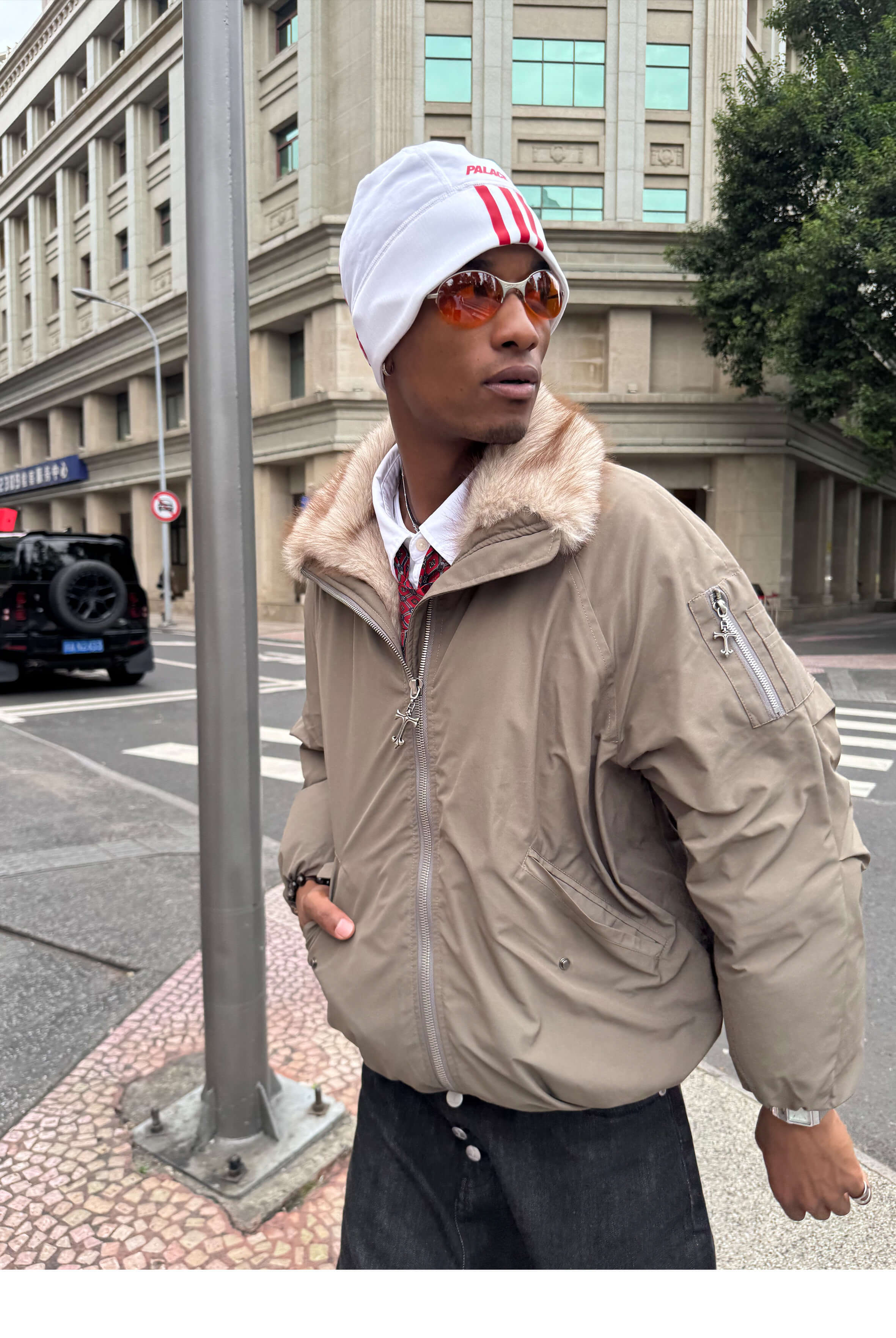 STEEPC Eco Faux Fur Lined Down Jacket